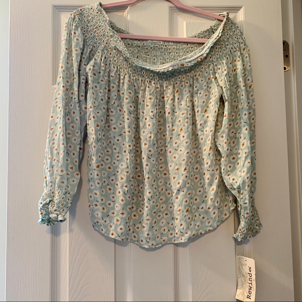 Rewind Off The Shoulder Top